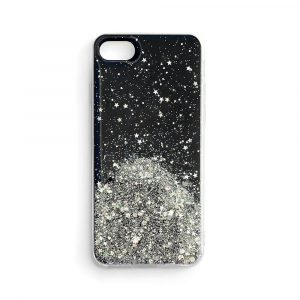 Husa Star Glitter Shining pentru iPhone 13 Pro neagra