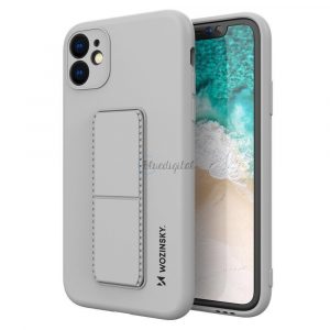 Husa Wozinsky Kickstand Husa flexibila din silicon cu suport Samsung Galaxy A72 4G gri