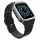 Protectie curea Curea cu carcasa cu carcasa pentru Apple Watch 7 / SE (41/40 / 38mm) Carcasa Armored Watch Cover neagra