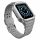 Protejați banda de curea Band cu husă pentru Apple Watch 7 / SE (41/40 / 38mm) husăul Armored Watch Husă Gray