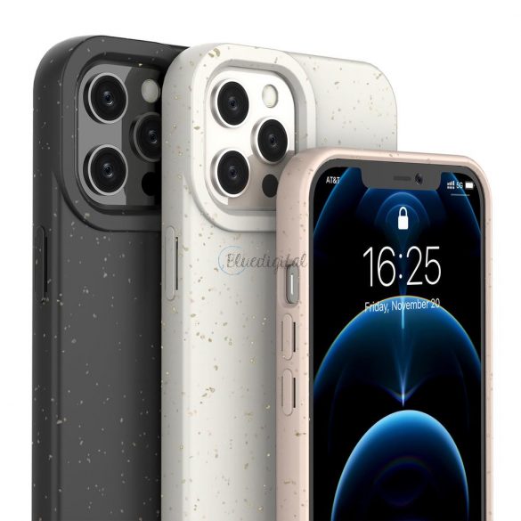 Husa Eco Case pentru iPhone 12 Husa din silicon Husa telefon galben