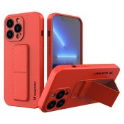   Husa Wozinsky Kickstand Husa flexibila din silicon cu suport iPhone 13 Pro rosie