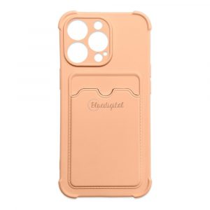 Husă card Armor pentru iPhone XS Max portofel pentru carduri Airbag carcasă blindată roz