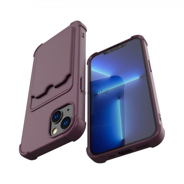 Card Armor  Husă pentru Xiaomi Redmi 10X 4G / Xiaomi Redmi Note 9 card portofel Air Bag blindatHusăalbastru