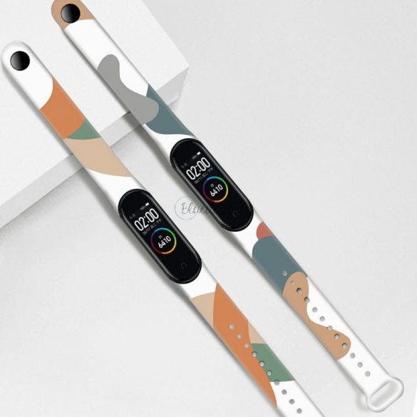 Cureaua de schimb curea Moro pentru bratara Xiaomi Mi Band 4 / Mi Band 3 camo negru (4)