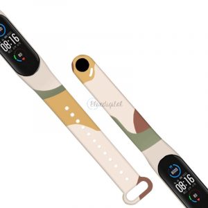 Curea de schimb curea Moro pentru bratara Xiaomi Mi Band 6 / Mi Band 5 camo negru (7)