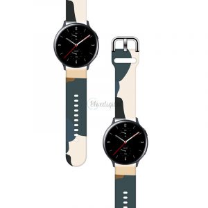 Curea de schimb curea Moro pentru Samsung Galaxy Watch 42mm brățară camo negru (13)