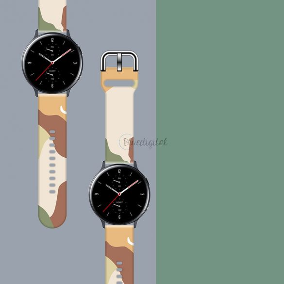 Curea de schimb curea Moro pentru Samsung Galaxy Watch 42mm brățară camo negru (16)