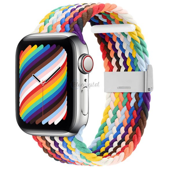 Curea Fabric Band pentru ceas 9 / 8 / 7 / 6 / SE / 5 / 4 / 3 / 2 (41mm / 40mm / 38mm) împletit tesatura curea ceas brățară model 2