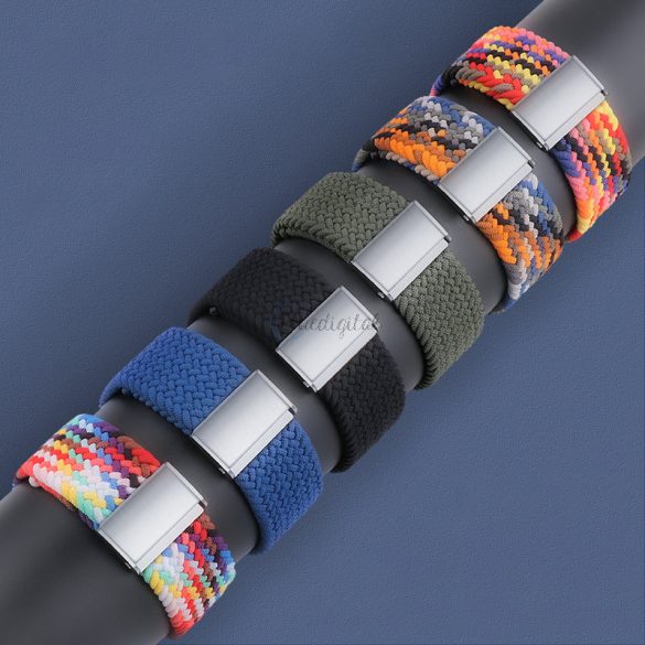 Curea Fabric Band pentru ceas 9 / 8 / 7 / 6 / SE / 5 / 4 / 3 / 2 (41mm / 40mm / 38mm) împletit tesatura curea ceas brățară model 2