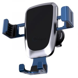 Suport auto pentru smartphone Gravity, aerisire albastru (YC08)