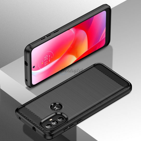 Carbon Husă Husă flexibilă pentru Motorola Moto G Power 2022 negru