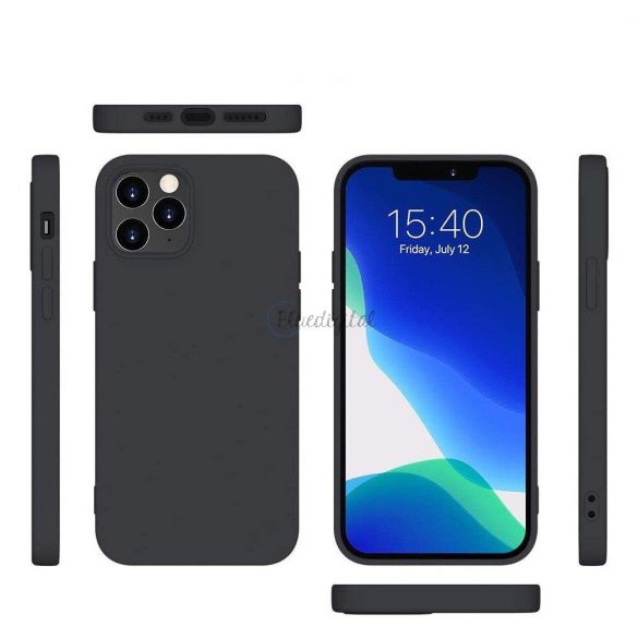 Husă din silicon Soft cauciuc flexibil Husă pentru Xiaomi Redmi Note 10 5G / Poco M3 Pro negru