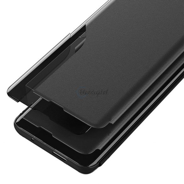 Eco Leather View Husă husă elegant cu flip Husă și funcția de stand Xiaomi Redmi Note 11 Pro + 5G (China) / 11 Pro 5G (China) / Mi11i HyperCharge / Poco X4 NFC 5G negru