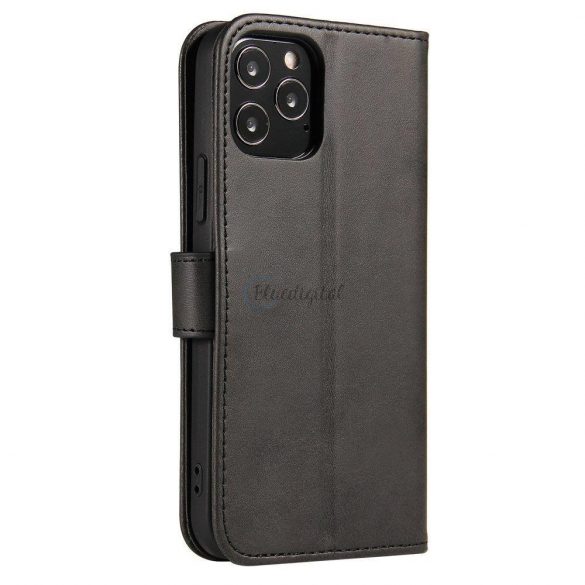 Husa Magnet Husa husa eleganta cu clapa si functie de suport Honor Magic3 Pro negru