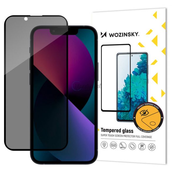 Wozinsky Privacy sticlă Folie securizată pentru iPhone 14 Plus / 13 Pro Max cu filtru de confidențialitate anti-spion