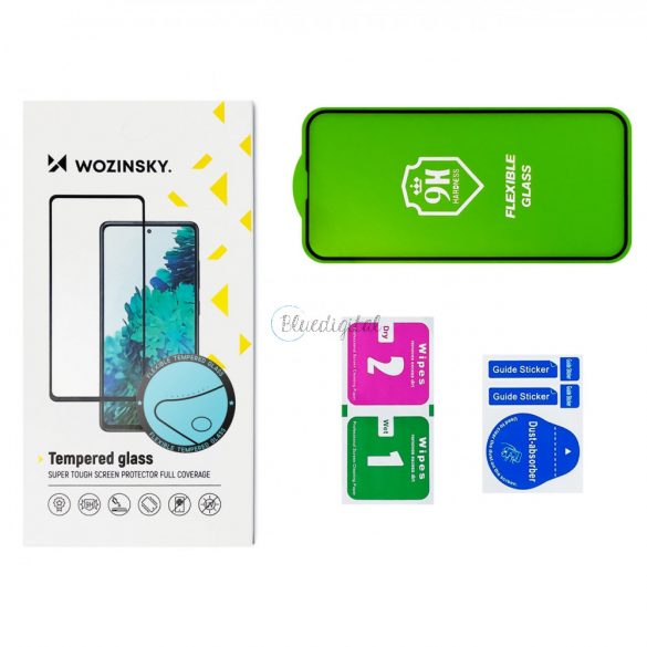 Wozinsky Full Cover Flexi Nano Glass Film Sticlă temperată cu cadru pentru Samsung Galaxy S22 + (S22 Plus) Transparent