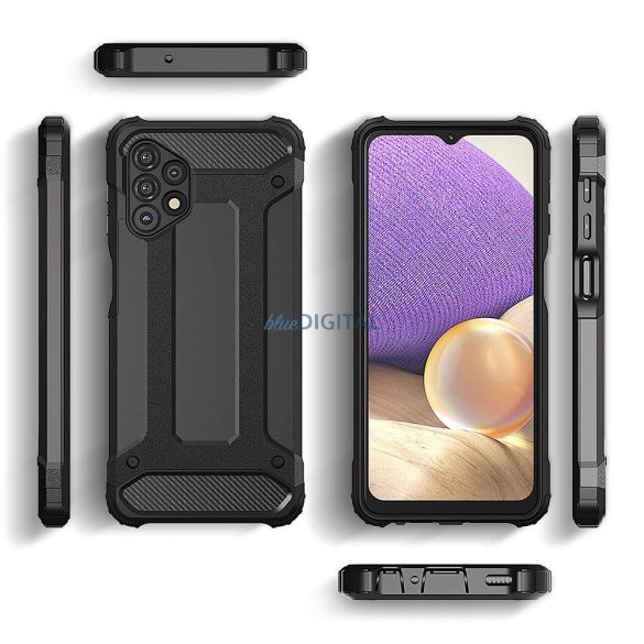 Husă Hybrid Armor Husă Tough Rugged pentru Samsung Galaxy A73 albastru