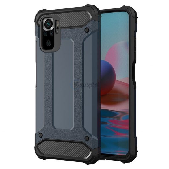 Hybrid Armor Husă Tough Rugged Husă pentru Xiaomi Redmi Note 11T 5G / Redmi Note 11S 5G / Poco M4 Pro 5G albastru