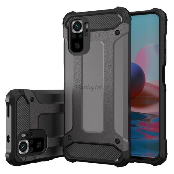 Hybrid Armor Husă Tough Rugged Husă pentru Xiaomi Redmi Note 11T 5G / Redmi Note 11S 5G / Poco M4 Pro 5G albastru