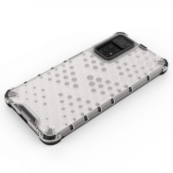 Honeycomb husă Husă blindat cu un cadru de gel pentru Xiaomi Redmi Note 11 Pro + / 11 Pro negru