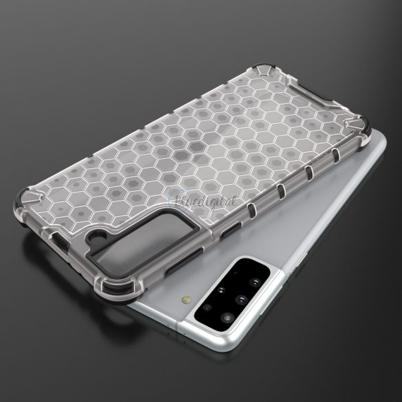 Honeycomb husă Husă blindat cu un cadru de gel pentru Samsung Galaxy S22 + (S22 Plus) negru