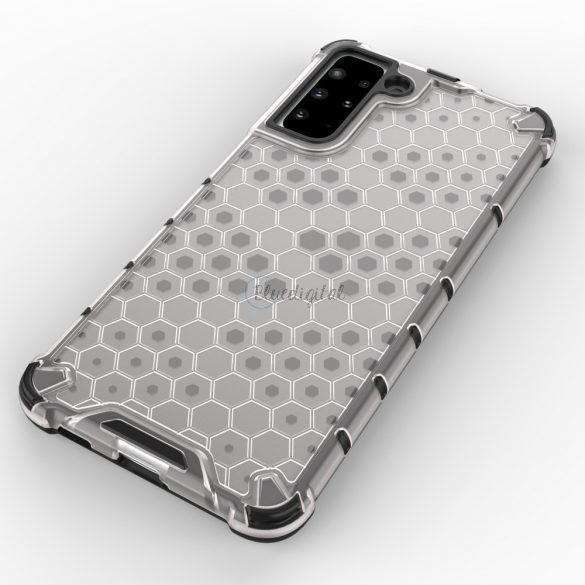 Honeycomb husă Husă blindat cu un cadru de gel pentru Samsung Galaxy S22 albastru