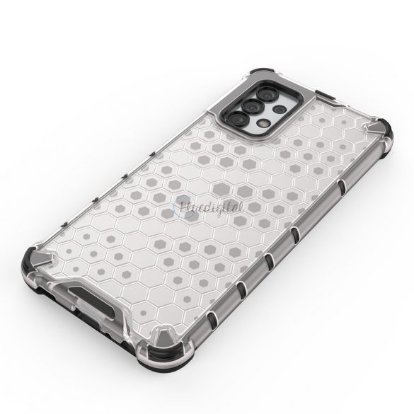 Honeycomb husă Husă blindat cu un cadru de gel pentru Samsung Galaxy A13 5G transparent