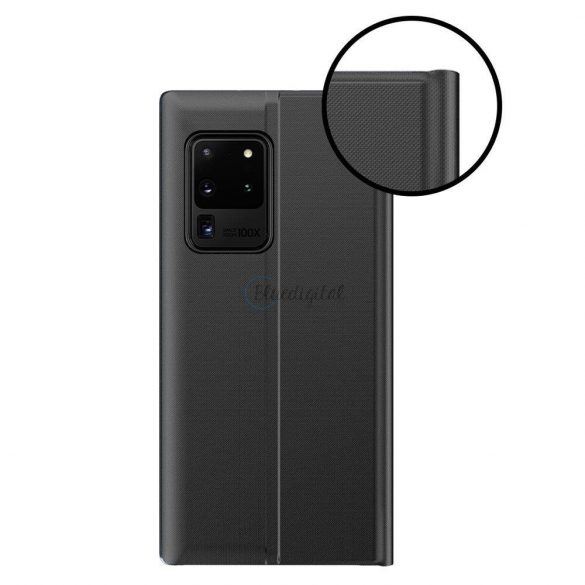 Noua husa Sleep Case cu functie de suport pentru Samsung Galaxy A73 neagra