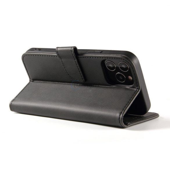 Husa Magnet Husa husa eleganta cu clapa si functie de suport pentru Motorola Moto G71 5G negru