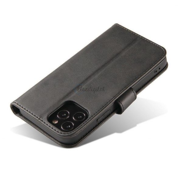 Husa Magnet Husa husa eleganta cu clapa si functie de suport pentru Motorola Moto G71 5G negru