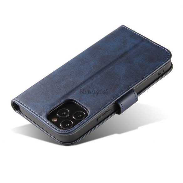 Husa Magnet Husa husa eleganta cu clapa si functie de suport pentru Samsung Galaxy A73 albastru