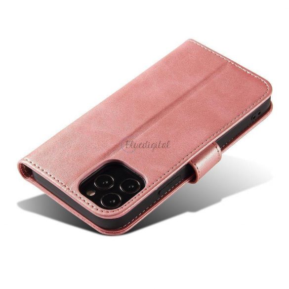 Husa Magnet Husa husa eleganta cu clapa si functie de suport pentru Samsung Galaxy A73 roz