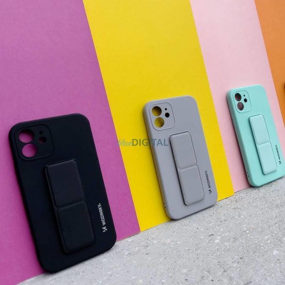 Husa Wozinsky Kickstand Suport flexibil din silicon pentru Samsung Galaxy A73 Roz