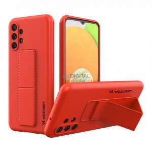 Wozinsky Kickstand husă flexibil silicon Stand Husă Samsung Galaxy A13 5G Red