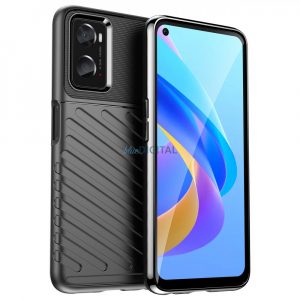 Thunder Husă  blindată flexibilă pentru Oppo A76 / Oppo A36 / Realme 9i negru