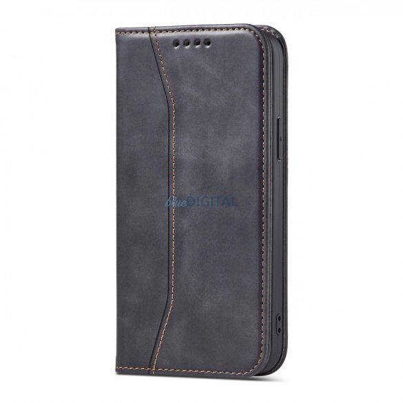 Magnet Fancy husă husă pentru iPhone 13 Pro Pouch Wallet Card Holder Negru