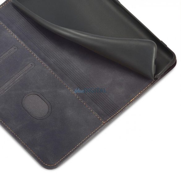 Magnet Fancy husă husă pentru Samsung Galaxy S22 + (S22 Plus) Pouch Wallet Card Holder negru