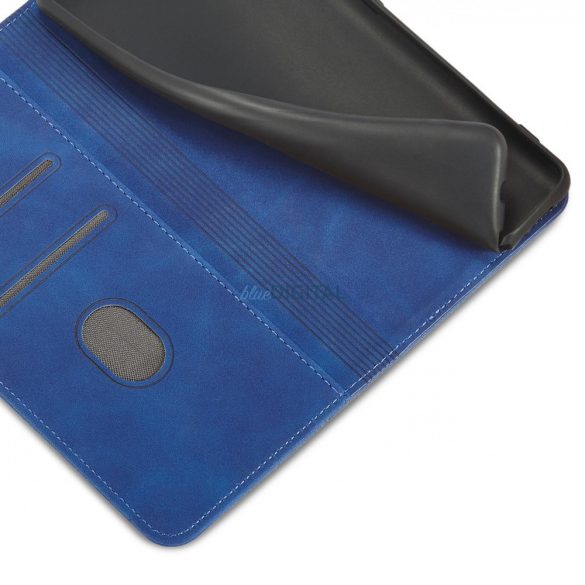 Husă Magnet Fancy Case pentru Samsung Galaxy S22 + (S22 Plus) Husă Portofel Suport card Albastru