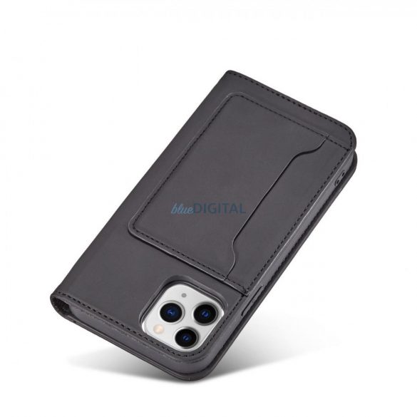 Husă pentru card Magnet pentru iPhone 12 husă card portofel suport card negru