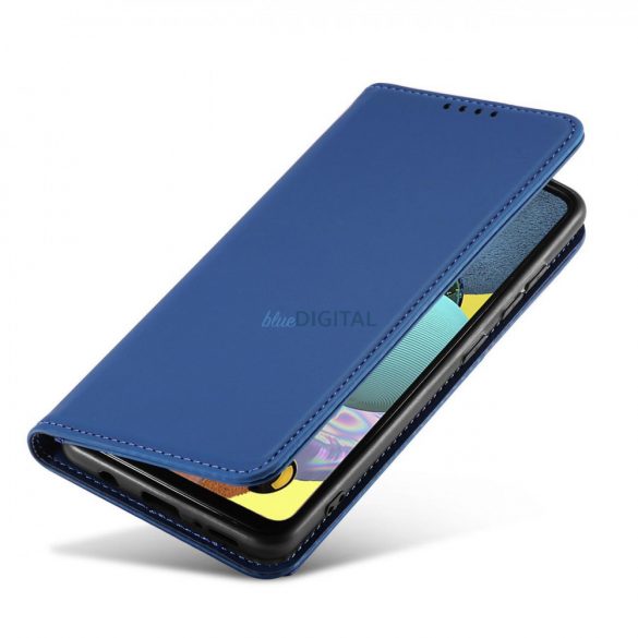 Husa Magnet Card Case Pentru Samsung Galaxy A12 5G Husa Portofel Suport card Albastru