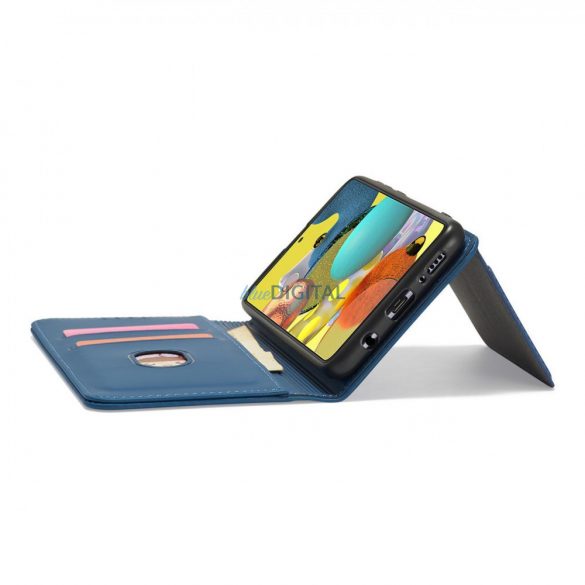 Husa Magnet Card Case Pentru Samsung Galaxy A12 5G Husa Portofel Suport card Albastru