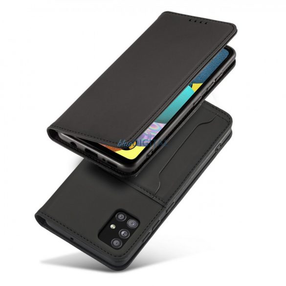 Husă magnetică pentru Samsung Galaxy A13 5G Pouch Wallet Card Holder Negru