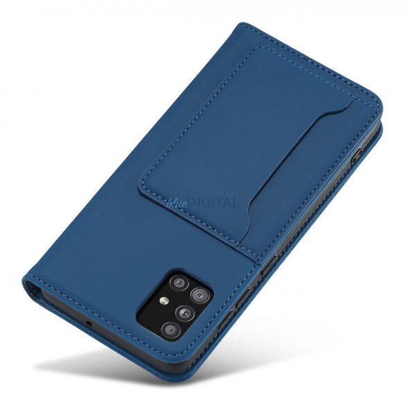 Husă magnetică pentru Samsung Galaxy A13 5G Pouch Wallet Card Holder Albastru