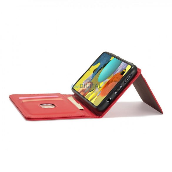 Husă pentru card Magnet pentru Samsung Galaxy A13 5G Husă Portofel Suport card Roșu