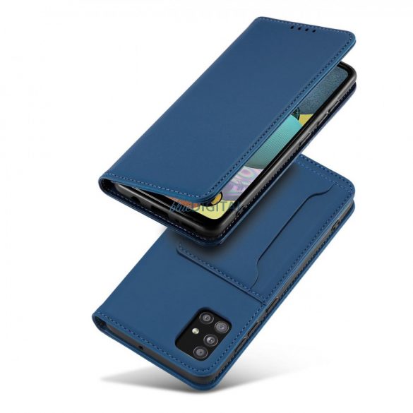 Magnet Card husăul pentru Xiaomi Redmi Note 11 Pro Pouch Card Wallet Card Holder Albastru