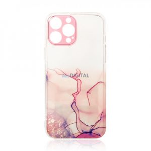 Husa Marble pentru iPhone 12 Pro Husa Gel Marble Pink