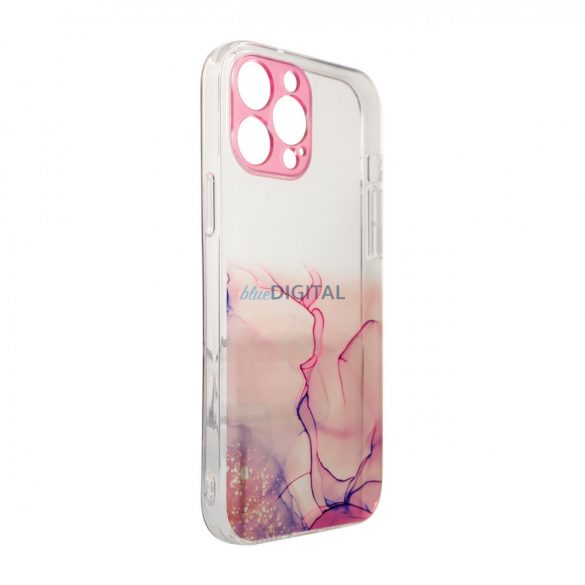 Husa Marble pentru iPhone 12 Pro Max Husa Gel Marble Pink