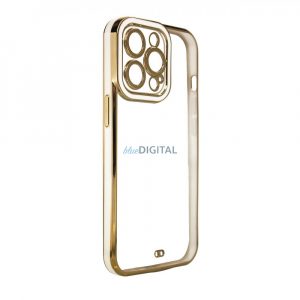 Fashion Husă Husă pentru Samsung Galaxy A13 5G Gold Frame Gel Husă Alb