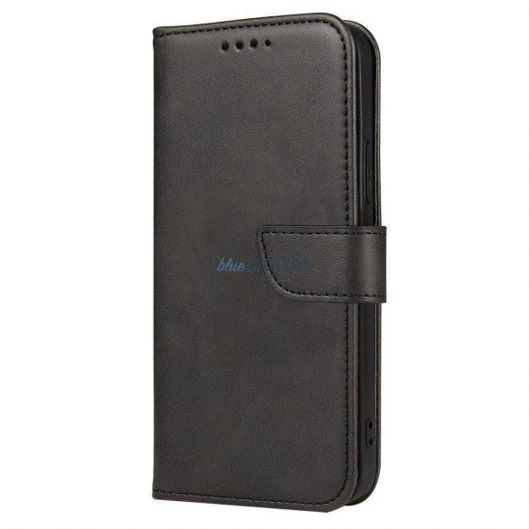 Husa Magnet Husa husa eleganta cu clapa si functie de suport pentru Samsung Galaxy M53 5G negru